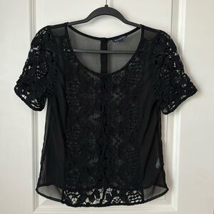 American Eagle Lace / Sheer Top